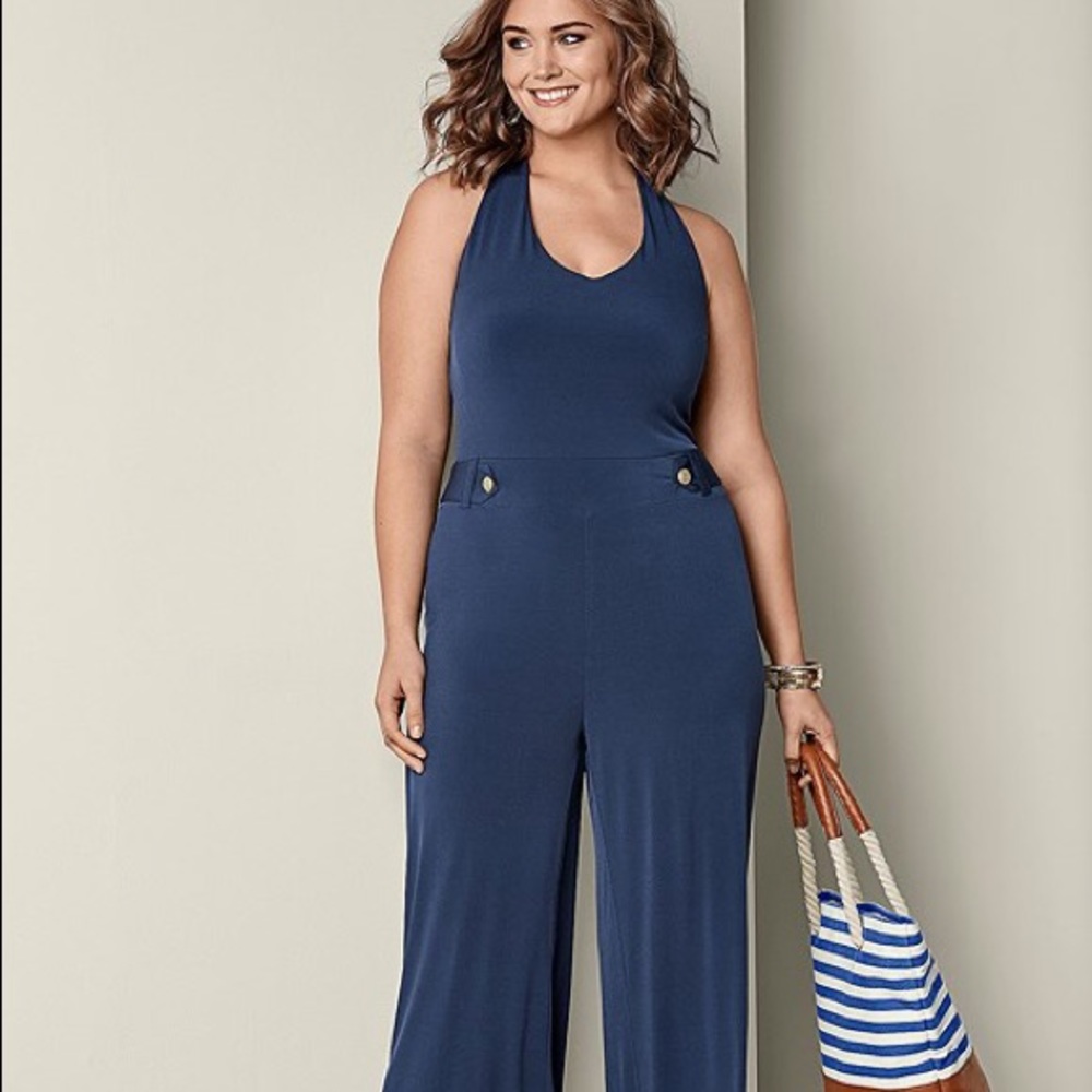 Halter top jumpsuit NWT
